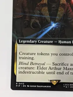 Elder Arthur Maxson - PIP 0413 - MTG Magic the Gathering Fallout Extended Art - Image 4