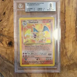 Charizard 3/110 Legendary Collection Holo Rare (2002) BGS 8 Pokemon TCG - Image 1