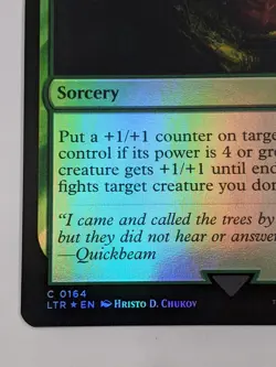 Ent's Fury FOIL #0164 LOTR MTG NM - Image 4