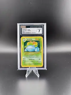 1999 Pokemon Game Venusaur Holo #15 CGC 7 - Image 1