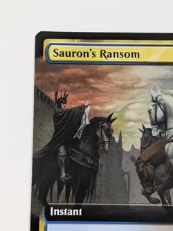 x1 Sauron's Ransom - Extended Art R MTG The Lord of the Rings: Tales of Middle - Image 2
