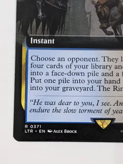x1 Sauron's Ransom - Extended Art R MTG The Lord of the Rings: Tales of Middle - Image 4
