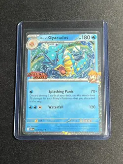 Misty's Gyarados 049/182 Pre Release STAMPED Promo Destined Rivals Pokemon - Image 1