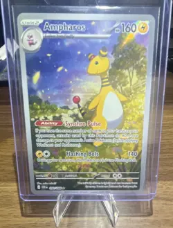Pokemon TCG Ampharos Silver Tempest Rare Regular 160 HP 090/086 EN - Image 1