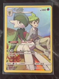 Gallade Secret Rare SM Cosmic Eclipse 244/236 Psychic Holofoil Pokemon - Image 1