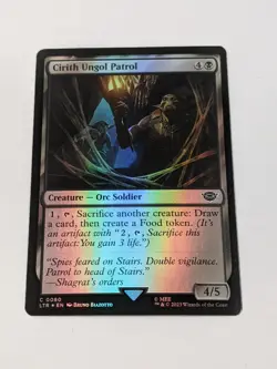 Cirith Ungol Patrol NM Foil - LTR 0080 - MTG Magic - Image 1