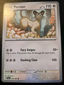 Persian 049/064 Common Scarlet & Violet: Shrouded Fable Pokemon TCG - Image 1