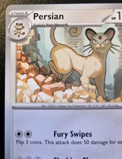 Persian 049/064 Common Scarlet & Violet: Shrouded Fable Pokemon TCG - Image 2