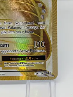 Pokemon Dragonite EX (Full Art) Ultra Rare XY - Evolutions 106/108 Holo - Image 5