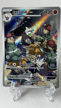 Pokemon TCG Temporal Forces Excadrill Illustration Rare Full Art 174/162 VLP - Image 2