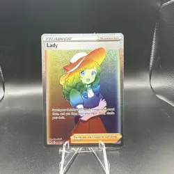 Pokemon TCG Lady 208/196 Swsh11: Lost Origin Secret Rare Full Art Holo Eng - Image 1