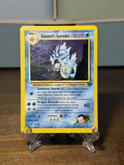 Pokemon Giovanni's Gyarados Holo Rare 5/132 Gym Challenge MP - Image 1