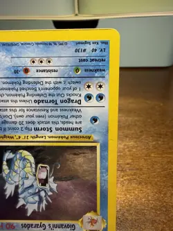Pokemon Giovanni's Gyarados Holo Rare 5/132 Gym Challenge MP - Image 5