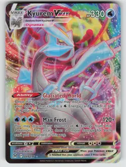 Kyurem VMAX 049/196 Holo VMAX Rare Lost Origin Pokemon Holo Near Mint - Image 1
