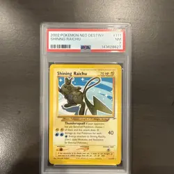 2002 Pokemon Neo Destiny Shining Raichu - Image 1