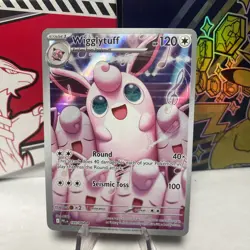 Pokemon TCG Wigglytuff 105/094 Me02 Phantasmal Flames Illus Rare Full Art Holo - Image 1