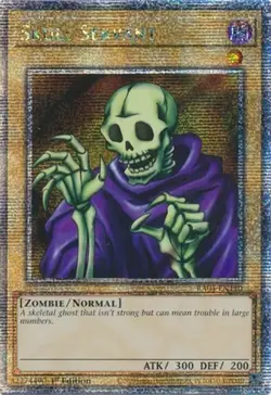 Yugioh! Skull Servant - RA04-EN110 - Quarter Century Secret Rare - 1st Edition N - Image 1