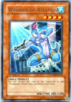 Warrior Of Atlantis - FOTB-EN016 - Rare - Yugioh - Image 1