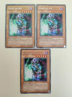 3x Mind On Air Yugioh SOD-EN027 Rare Unlimited MP - Image 1