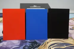 Blue-Eyes White Red-Eyes Black Dragon Dark Magician Cards With Matching Sleeves - Image 2