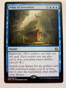 MTG 1x Whir of Invention # 49 Aether Revolt Magic the Gathering Card x1 NM - Image 1