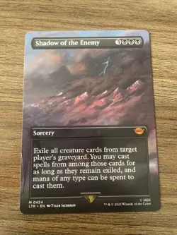 Shadow of the Enemy (Borderless) Universes Beyond: the Lord of the Rings Mtg - Image 1