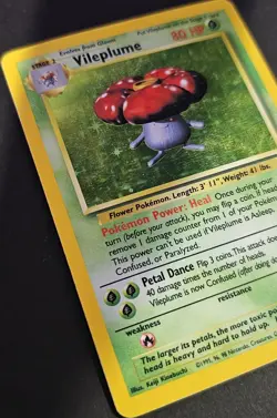 Vileplume 15/64 Jungle Holo Rare Unlimited 1999 WOTC Pokemon Card Vintage LP - Image 4