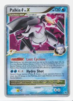 Palkia G LV.X 125/127 Platinum Holo Ultra Rare Pokemon Card NM Raw - Image 1