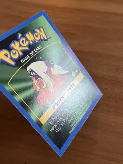 Jynx Kellogg's Pokemon Game Tip Cards #124 1999 - Image 2
