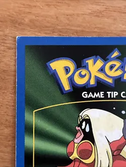 Jynx Kellogg's Pokemon Game Tip Cards #124 1999 - Image 3