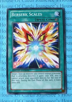 Berserk Scales WGRT-EN078 Yu-Gi-Oh Card Limited Edition New - Image 1