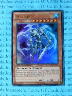 Fog King WGRT-EN099 Ultra Rare Yu-Gi-Oh Card Limited Edition New - Image 1