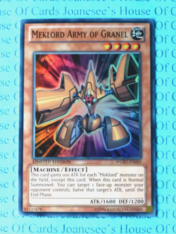 Meklord Army of Granel WGRT-EN040 Super Rare Yu-Gi-Oh Card Limited Edition New - Image 1