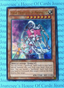 High Priestess of Prophecy WGRT-EN100 Ultra Rare Yu-Gi-Oh Card Ltd Edition New - Image 1