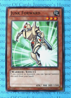 Junk Forward WGRT-EN046 Yu-Gi-Oh Card Limited Edition New - Image 1