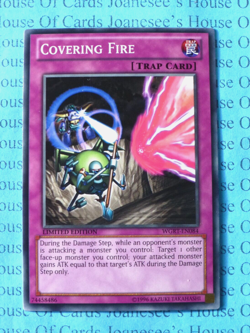 Covering Fire WGRT-EN084 Yu-Gi-Oh Card Limited Edition New - Image 1