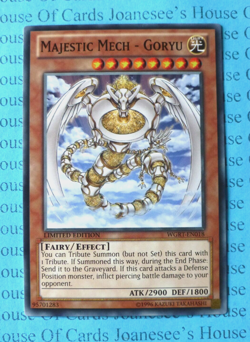 Majestic Mech - Goryu WGRT-EN018 Yu-Gi-Oh Card Limited Edition New - Image 1