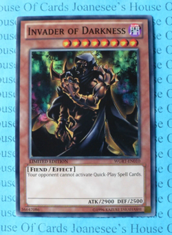 Invader of Darkness WGRT-EN010 Yu-Gi-Oh Card Limited Edition New - Image 1