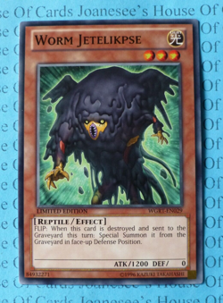Worm Jetelikpse WGRT-EN029 Yu-Gi-Oh Card Limited Edition New - Image 1