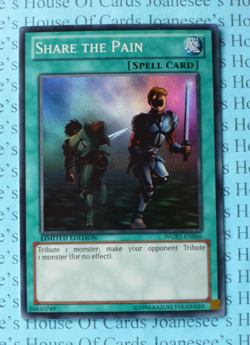 Share the Pain WGRT-EN066 Super Rare Yu-Gi-Oh Card Limited Edition New - Image 1