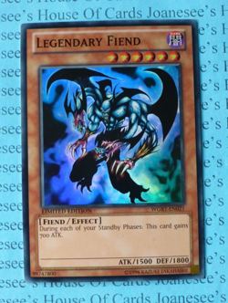 Legendary Fiend WGRT-EN021 Super Rare Yu-Gi-Oh Card Limited Edition New - Image 1