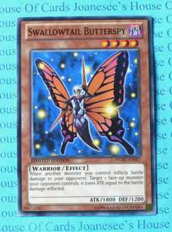 Swallowtail Butterspy WGRT-EN047 Yu-Gi-Oh Card Limited Edition New - Image 1