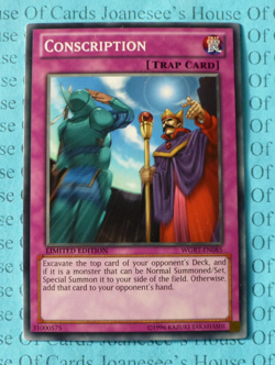 Conscription WGRT-EN085 Yu-Gi-Oh Card Limited Edition New - Image 1