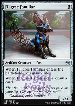 Filigree Familiar 2x FOIL KLD MTG Kaladesh Uncommon MINT artifact - Image 1