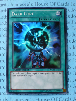 Dark Core WGRT-EN070 Super Rare Yu-Gi-Oh Card Limited Edition New - Image 1