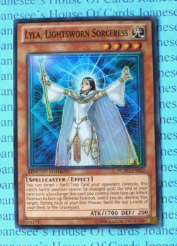 Lyla, Lightsworn Sorcereress WGRT-EN022 Super Rare Yu-Gi-Oh Card Ltd Edition New - Image 1
