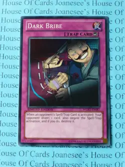 Dark Bribe WGRT-EN087 Super Rare Yu-Gi-Oh Card Limited Edition New - Image 1