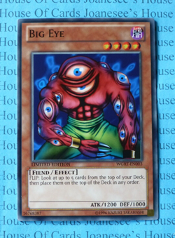 Big Eye WGRT-EN003 Yu-Gi-Oh Card Limited Edition New - Image 1