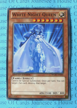 White Night Queen WGRT-EN045 Yu-Gi-Oh Card Limited Edition New - Image 1
