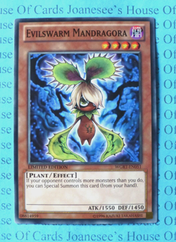 Evilswarm Mandragora WGRT-EN051 Yu-Gi-Oh Card Limited Edition New - Image 1